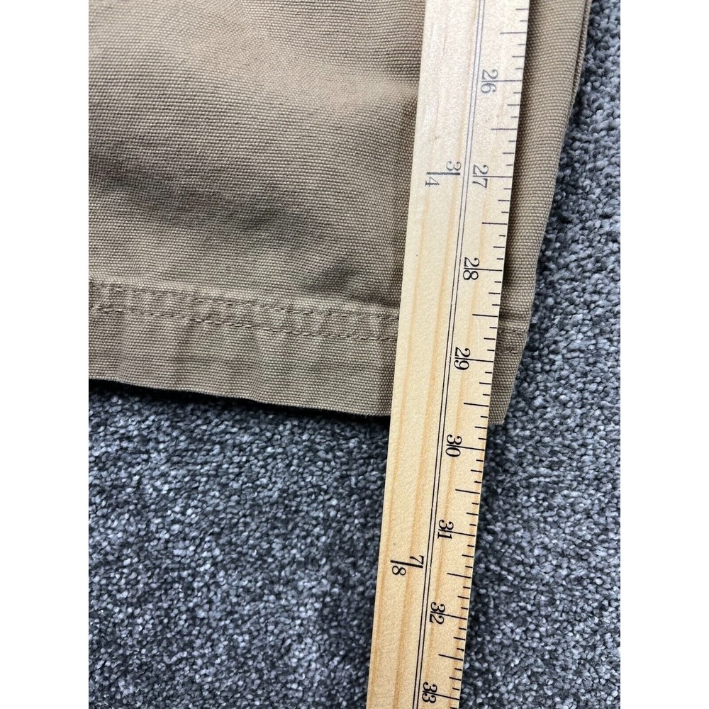 Columbia Cargo Pant Regular Fit Side Pocket Tan Canvas Cotton Mens 30x32 - Picture 13 of 16